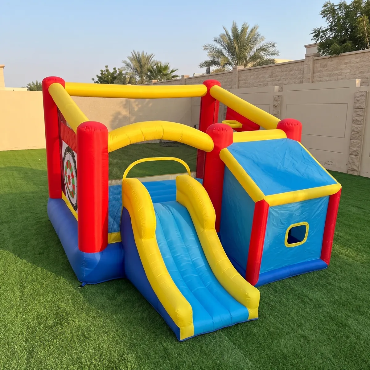 نطاطة مع زحليقة ولعبة دارت