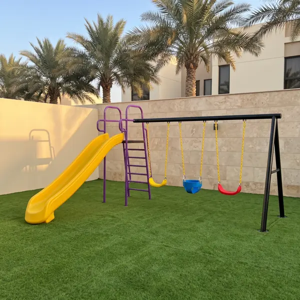 طقم مراجيح مع زحليقة — مراجيح للحدائق في الإمارات